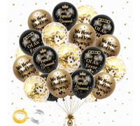 Set di palloncini decorativi per feste di divorzio, 40 pezzi, nero e oro, non ci è mai piaciuto a lui comunque la fine di un errore di ritorno da Popolare Demand for Freedom Single AF Party Supplies