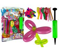 Set di palloncini modellabili con pompetta per feste