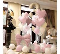 Set di Palloncini Rosa Crepuscolo per Compleanno Adatto a Tutte le Età Ideale per Feste Eleganti e Festive (numero7)