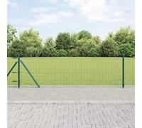 Set di pannelli di recinzione in acciaio e PVC, 0,4 x 50 m, per giardino e terrazza, dal design moderno e dalla struttura robusta