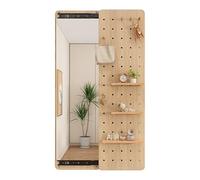 Set di pannelli forati scorrevoli modulari con specchio da parete Sto e pannello di visualizzazione per Home nizat e Det Versatile kit combinato in legno
