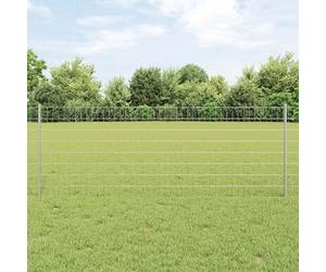 Set di pannelli per recinzione con pali argentati, set moderno per giardino, terrazza e privacy, pannelli verniciati a polvere, rinforzati per la stabilità, design personalizzabile per la creatività