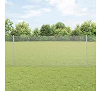 Set di pannelli per recinzione da giardino con pali, sistema di pannelli modulari per terrazze e giardini, finitura verniciata a polvere resistente alle intemperie, design regolabile per flessibilità