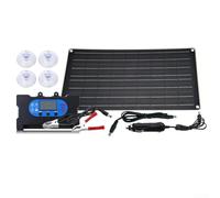 Set di pannelli solari monocristallini da 40 W, 12 V, 18 V, con controller fotovoltaico per il fabbisogno energetico portatile in viaggio e campeggio (60A)