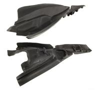 Set di pannelli tergicristallo anteriori per E39 serie 5 1995-2003, in ABS, nero, OEM 51718193201 51718193202, parte esterna del corpo