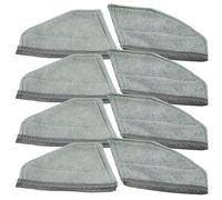 Set di panni di ricambio per robot aspirapolvere ROIDMI EVE Max, materiale in microfibra per una pulizia efficace, confezione da 2, 4 o 8 (8 pezzi)