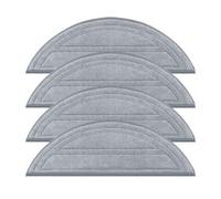 Set Di Panni For Scopa, Compatibili Con Roborock, Q10 S5 VF V | Cuscinetti di ricambio for mop: confezione da 4 o 10, misura perfetta, lavabili, riutilizzabili, fissaggio fai-da-te.(4 PACK)