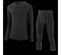 Loeffler Transtex Warm Long Sleeve Base Layer Set Nero 50 Uomo