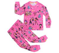 Set di Pantaloni a Maniche Lunghe da Ragazza, Pigiama per Bambini con Stampa K-Pop Demon,Style 7,120cm