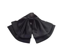 Set di papillon Student Chorus - 2 pezzi da donna, tinta unita, lucido, in bordeaux e rosso zafferano(2pcs-B)