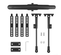 Set di parafanghi anteriori e posteriori per bici da strada 700C, realizzati con vite in acciaio inox e cinghie in gomma per una vestibilità sicura e contro gli schizzi di fango (posteriori)