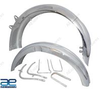 Set Di Parafango In Cromo Per BSA B31 B33 Modello Plunger Con Kit Stays AEs