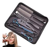 Set Di Parrucchieri prof | Set Di Taglio Dei Capelli Da 20 Cm In Acciaio Inossidabile Con Forbici E Borse Di Stoccaggio | Scissori Per Caplli Per Uomini E Donne - Qualità Del Salone Per Cas