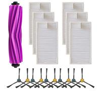 Set di parti di ricambio per aspirapolvere Eureka E20 Plus, rulli principali, spazzole laterali, kit filtro per robot aspirapolvere (B)