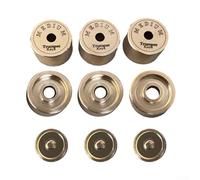 Set di parti di riparazione per tromba con pulsanti per valvole e coperture in rame per il restauro degli strumenti fai da te