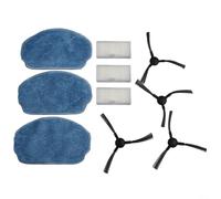 Set di parti per aspirapolvere, filtro a spazzola laterale, kit di panni per robot aspirapolvere Cecotec 999, accessori di ricambio per pulizia accurata di pavimenti e tappeti (A)