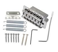 Set di parti per ponte tremolo cromato per chitarra elettrica, per Fender Stratocaster Stratocaster