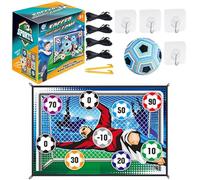 Set di partita di calcio - Kit di allenamento per bersaglio di calcio in flanella | stuoia di calcio giocattolo con palla e pali per il gioco del cortile, attività sportiva prescolare