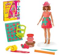 Set di pasta modellabile Play-Doh Barbie con fiori e frange