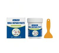Set di pasta per riparazione pareti bianche da 100g, include raschietto, stucco rapido per buchi e crepe in cartongesso, pasta impermeabile per riparazione vernice da parete, copre fori di chiodi, gra