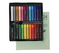 Set di Pastelli a Olio Artistici Morbidi e Facili da Usare per Bambini e Principianti 36 Colori Inodore (24 colori)