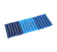 Set di Pastelli a Olio Blu da 18 Pezzi Ad Alta Sicurezza, Materiali Artistici Pastello Morbidi per Bambini, Principianti, Studenti, Artisti, Colori Vivaci Atossici e Facili da