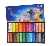 Set di pastelli a olio per pittura professionale, pastelli a olio, con colori morbidi, pastelli artistici, lavabili, rotondi, per bambini, artisti, adulti, studenti, principianti, cancelleria