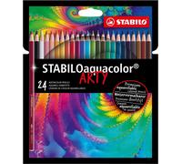 Set di pastelli acquerellabili Stabilo Aquacolor Arty 24 pz