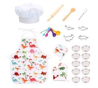 Set di pasticceria per bambini, giocattoli da gioco di ruolo pastello | Forniture da cucina complete per lo chef junior - Kit di cottura per bambini per ragazze e ragazzi, accessori reali