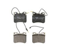 Set di pastiglie freno ABE C1C016ABE, anteriore