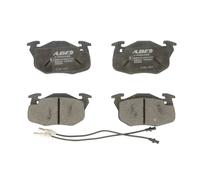Set di pastiglie freno ABE C1P005ABE, anteriore