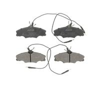 Set di pastiglie freno ABE C1P023ABE, fronte