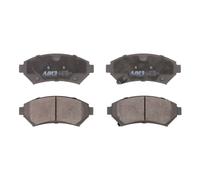 Set di pastiglie freno ABE C1X017ABE, anteriore