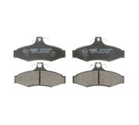 Set di pastiglie freno ABE C20002ABE, posteriore