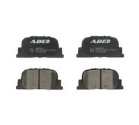 Set di pastiglie freno ABE C22022ABE, posteriore