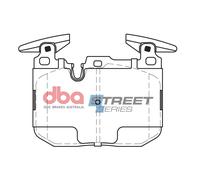 Set di pastiglie freno ad alte prestazioni DBA DB2299XP BMW 1 (F21) 2 2011-2019
