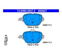 Set di pastiglie freno ATE 13.0460-2627.2, posteriore