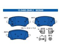 Set di pastiglie freno ATE 13.0460-2649.2