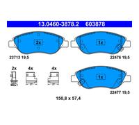 Pastiglie freno 13.0460-3878.2 ATE per FIAT TIPO Familiare TIPO Tre volumi