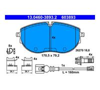 Set di pastiglie freno ATE 13.0460-3893.2