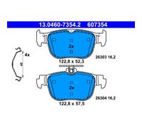 Set di pastiglie freno ATE 13.0460-7354.2, posteriore