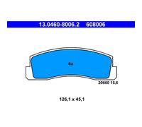 Set di pastiglie freno ATE 13.0460-8006.2, fronte