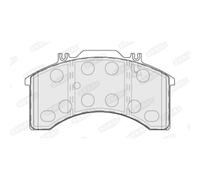 Set di pastiglie freno BERAL BCV29032T