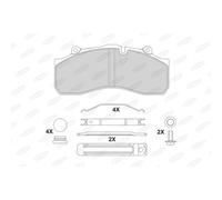 Set di pastiglie freno BERAL BCV29143TK