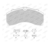 Set di pastiglie freno BERAL BCV29246TK