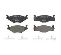 Bosch BP737 - Pastiglie Freni Auto, Asse Anteriore - Qualità Bosch - Riduzione del Rumore e della Polvere - Certificazione ECE-R90 - Senza Rame - 1 Confezione da 4 Pastiglie - Con Accessori