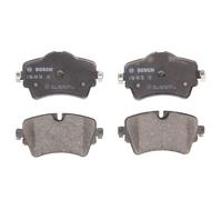 BOSCH Kit pastiglie freni Anteriore senza contatto segnalazione usura | Low-Metallic 0 986 494 736