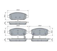 BOSCH 0 986 494 906 Kit pastiglie freni