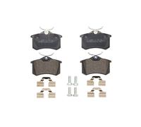 Set di pastiglie freno BRECK 20961 10 704 00, posteriore