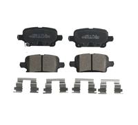 Set di pastiglie freno BRECK 22129 00 704 00, posteriore